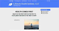 Desktop Screenshot of mylifestylehealth.net