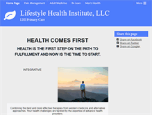 Tablet Screenshot of mylifestylehealth.net